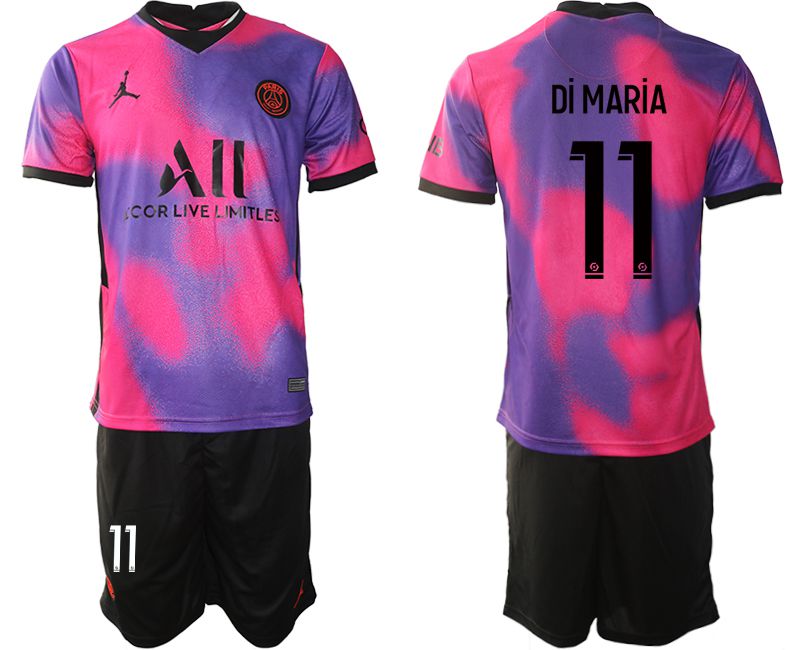 Men 2020-2021 Club Paris St German away purple #11 Soccer Jersey->paris st german jersey->Soccer Club Jersey